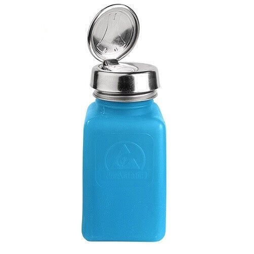 Antistatik ESD IPA Basmalı Flux-Alkol Şişesi Mavi Renk