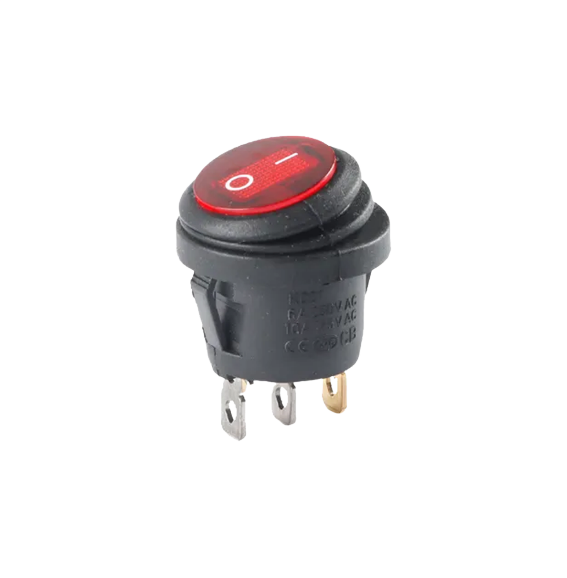 IC-131W 220 Volt Yuvarlak Işıklı Anahtar Su Geçirmez