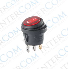 IC-131W 220 Volt Yuvarlak Işıklı Anahtar Su Geçirmez