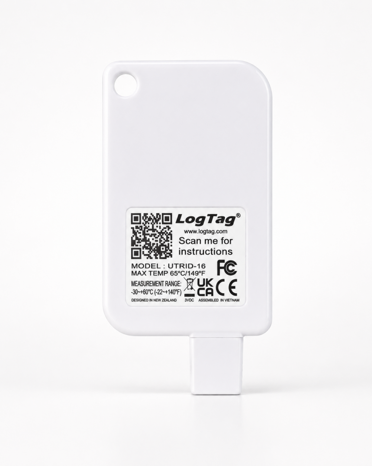 LogTag UTRID-16F Ekranlı Çok Kullanımlık Sıcaklık Kayıt Cihazı (USB)