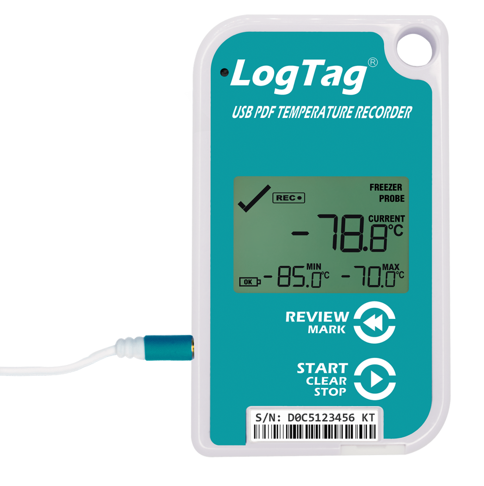 LogTag TREL30-16U Çok Kullanımlık Ultra Düşük Sıcaklık Kayıt Cihazı