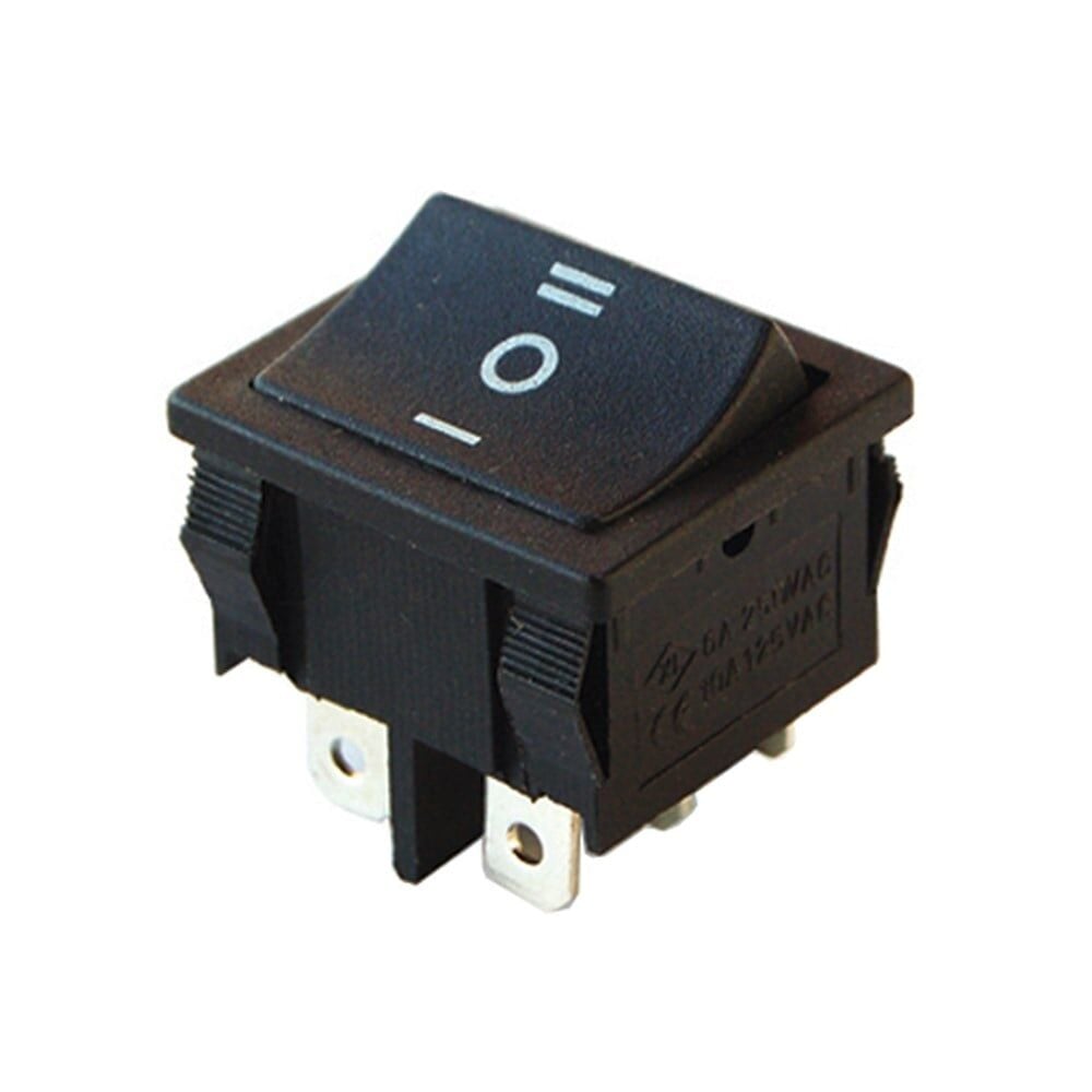 IC-130 Orta Boy Işıksız Anahtar ON-OFF-ON 6P