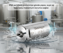 AZ 88170 Yüksek Sıcaklık Datalogger Cihazı - Otoklav Sıcaklık Kaydedici