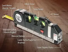 Proskit PD-161-C Lazerli Su Terazi