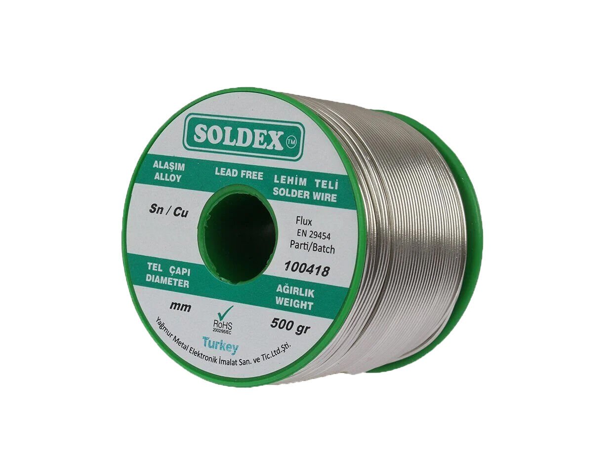Soldex 1.20mm 500Gr Kurşunsuz Lehim Teli
