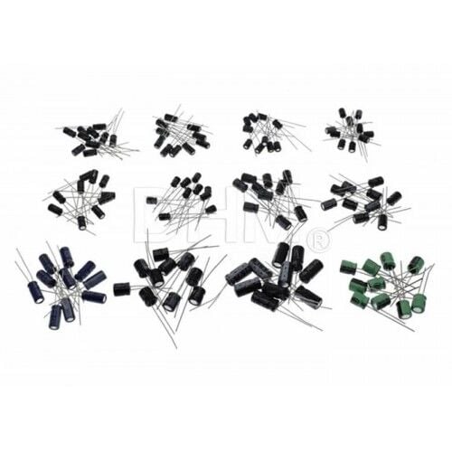 120 Adet Kapasitör Set Elektrolitik