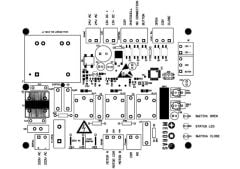 Megoras ADC102 Otomatik Kapı Kontrol Kartı RF ALICI + 1 KUMANDA