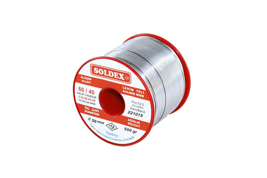 Soldex Lehim Teli 0.50mm 500Gr Sn60 Pb40