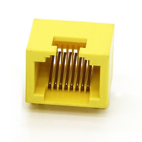 12mm Sarı RJ45 Soket