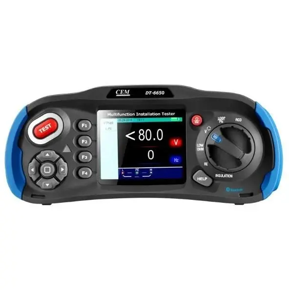 CEM DT 6650 Çok Fonksiyonlu Tesisat Test Cihazı