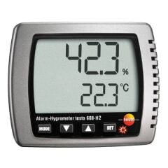 Testo 608-H2 Alarmlı Sıcaklık ve Nem Ölçer 'Çok Hassas'