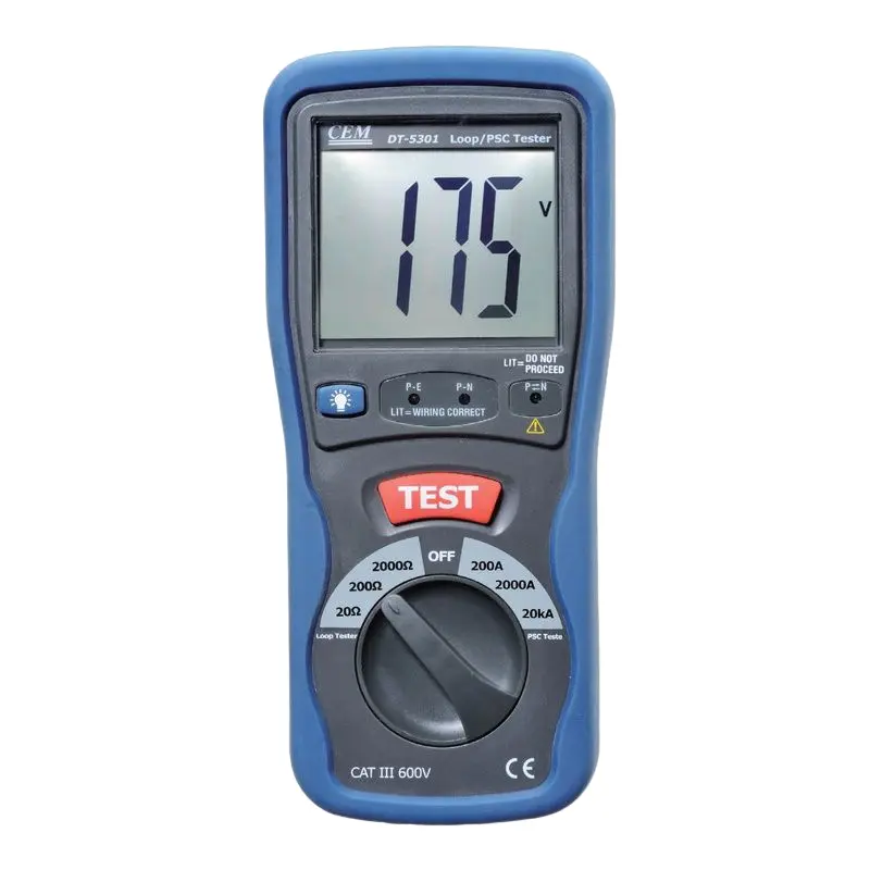 CEM DT 5301 Kazıksız Topraklama Direnci Ölçer (Prizden)