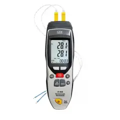 Cem DT-852B Dijital Çift Girişli Termokupl Termometre Datalogger