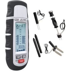 Cem DT-125G Çakmalı Ahşap ve Yapı Malzemesi Nem Ölçer Seti