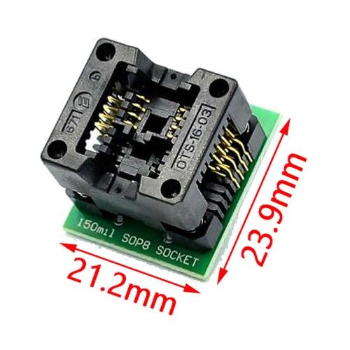 150 Mil SOP8 SO8 to DIP8 Adaptör Soket