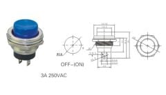 IC-180 Buton Ø16mm DS-212