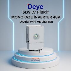 5Kw Hibrit Monofaze İnverter Lv