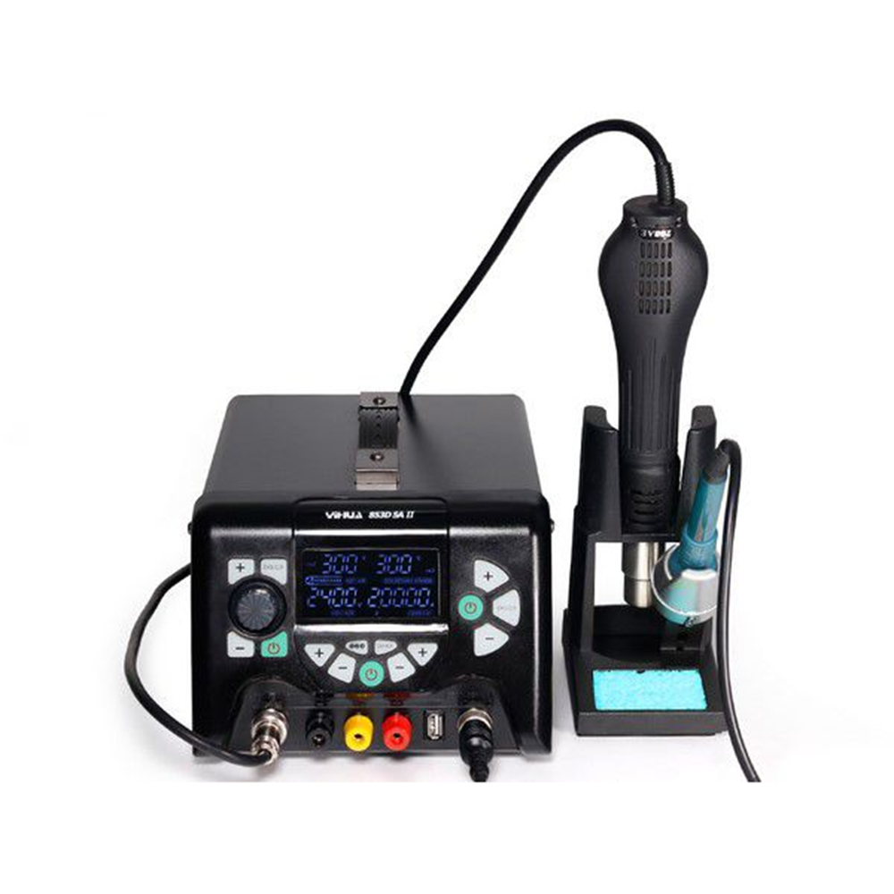 Yihua 853D 5A-II 3'ü 1 Arada Sıcak Hava Lehimleme istasyonu