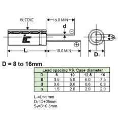 10F 3.8V VMF106M3R8 Süpercap