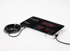 Luvinka TR903B 5m Kablolu Termometre Saat-Alarm