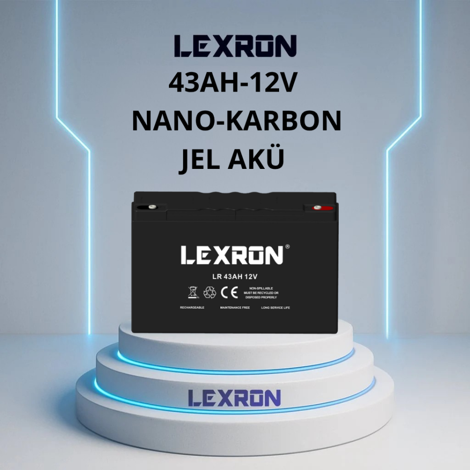 43Ah-12v Nano-Karbon Jel Akü