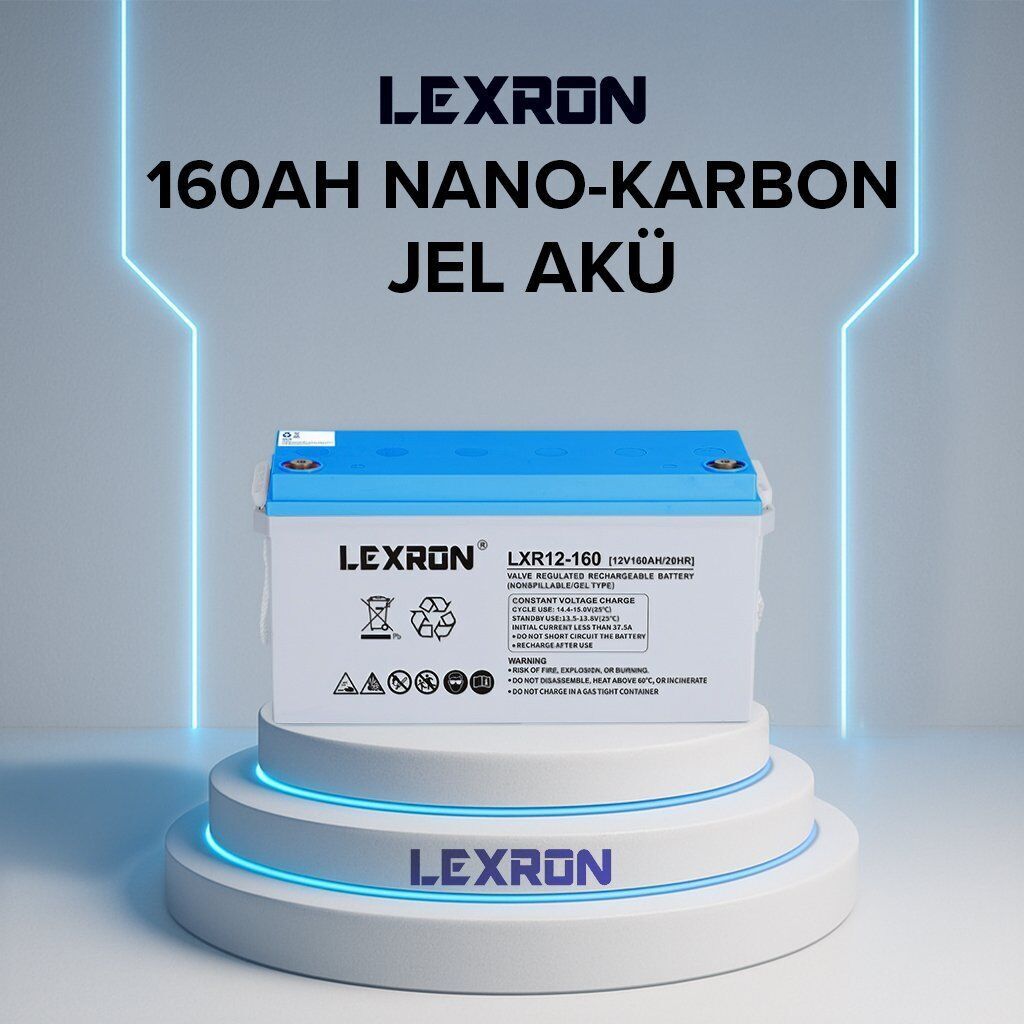 160Ah-12v Nano-Karbon Jel Akü
