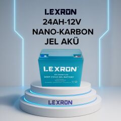 24Ah-12v Nano-Karbon Jel Akü