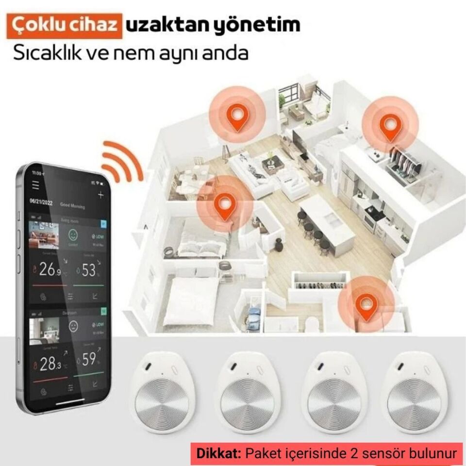 Luvinka DTH-8001 Sıcaklık ve Nem Kaydedici Datalogger