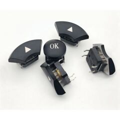 4 Yön OK 12x12mm Buton 1 Set