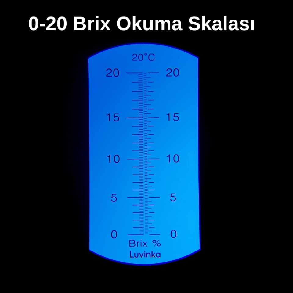 ATC 0–20 Brix El Tipi Refraktometre
