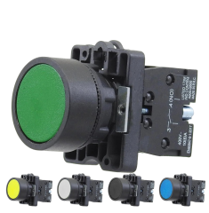 LAY5-EA 22mm Buton Normalde Açık Kontak