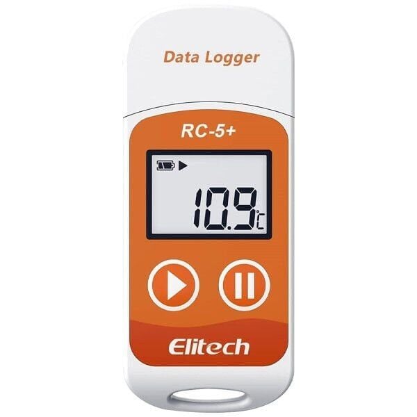 Elitech RC-5+ USB Girişli Sıcaklık Kaydedici Datalogger Otomatik PDF Rapor