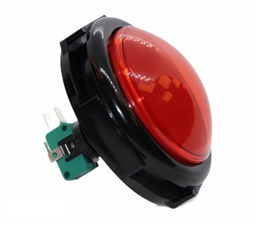 IC-180J-5 Atari Buton 24mm 12v Led (100mm Kafa)