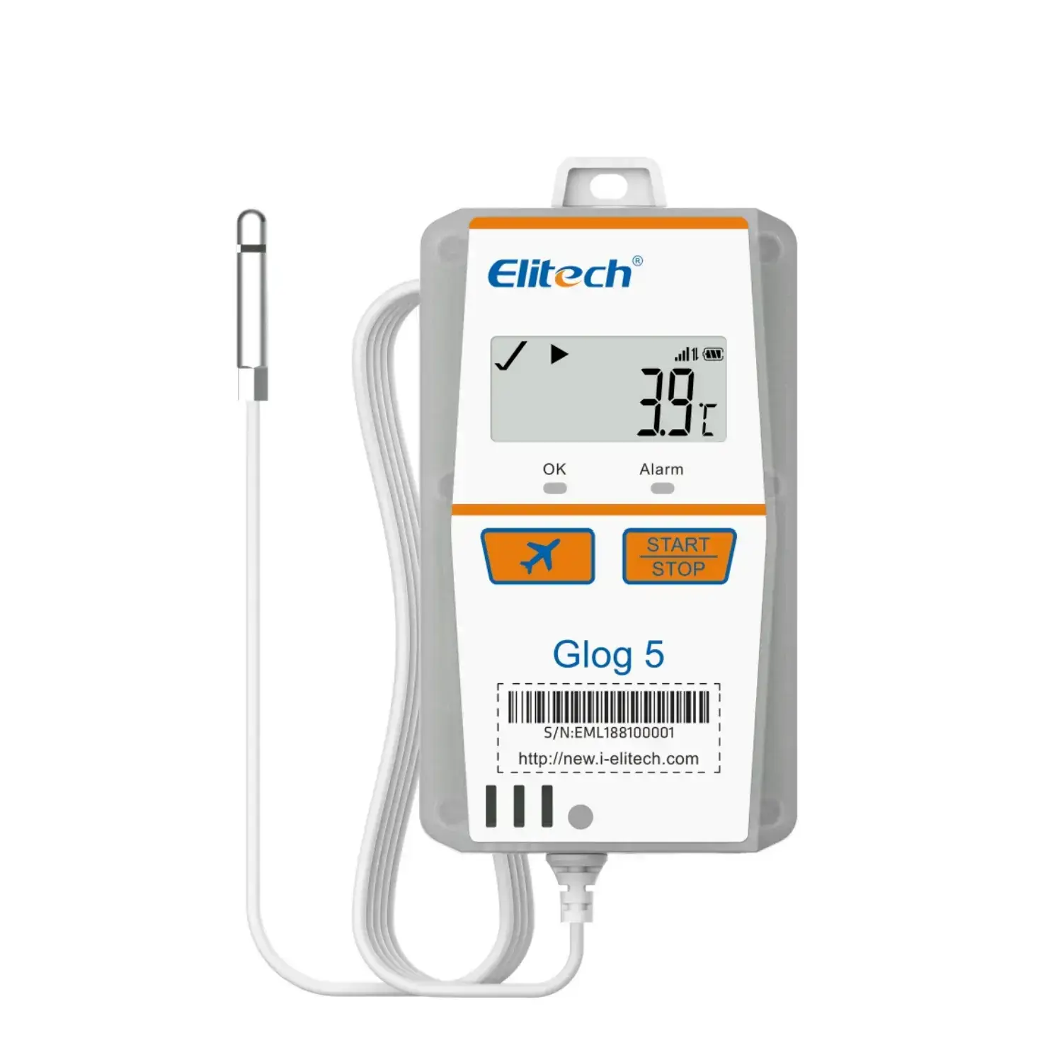 Elitech GLog 5B-TH Tek Kullanımlık IoT Sıcaklık ve Nem Data Logger