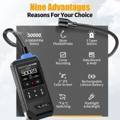 FNIRSI GD-02 Yanıcı Gaz Dedektörü