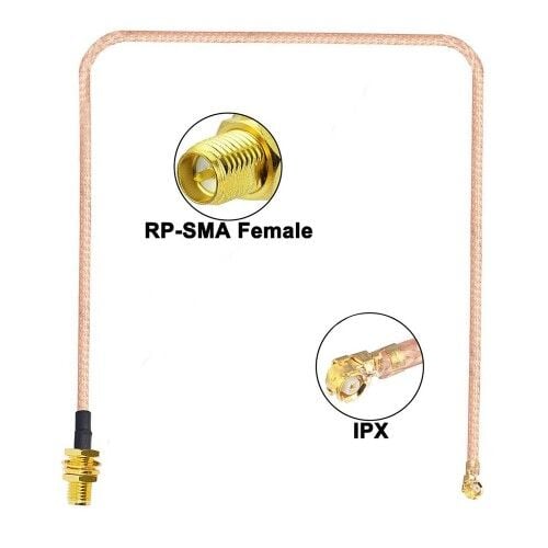 30cm RP Sma Dişi ( Erkek ) Ipex1 RF Kablo