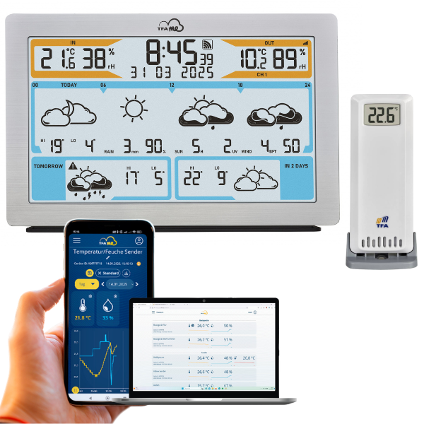 TFA 35.8100.54 WiFi Hava Tahminli Kablosuz Hava Durumu İstasyonu