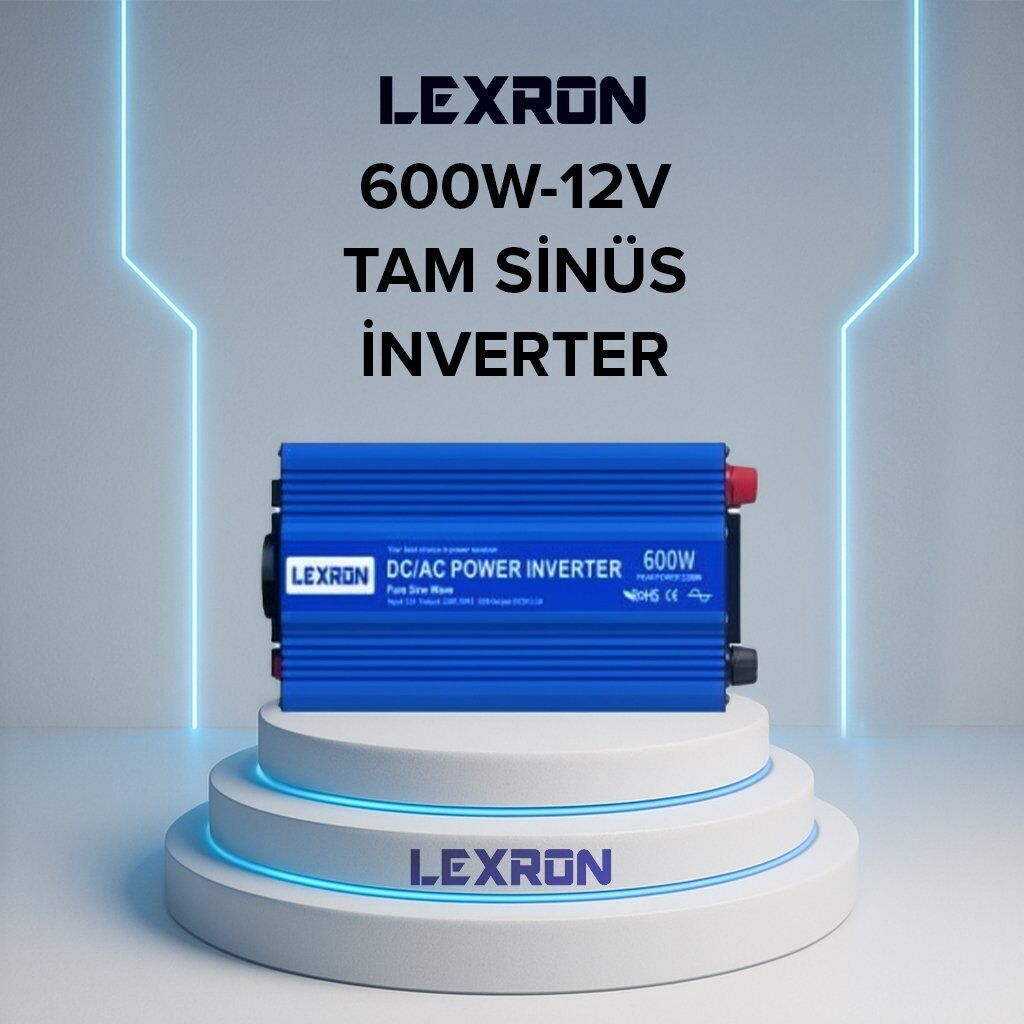 600W-12v Tam Sinüs İnverter