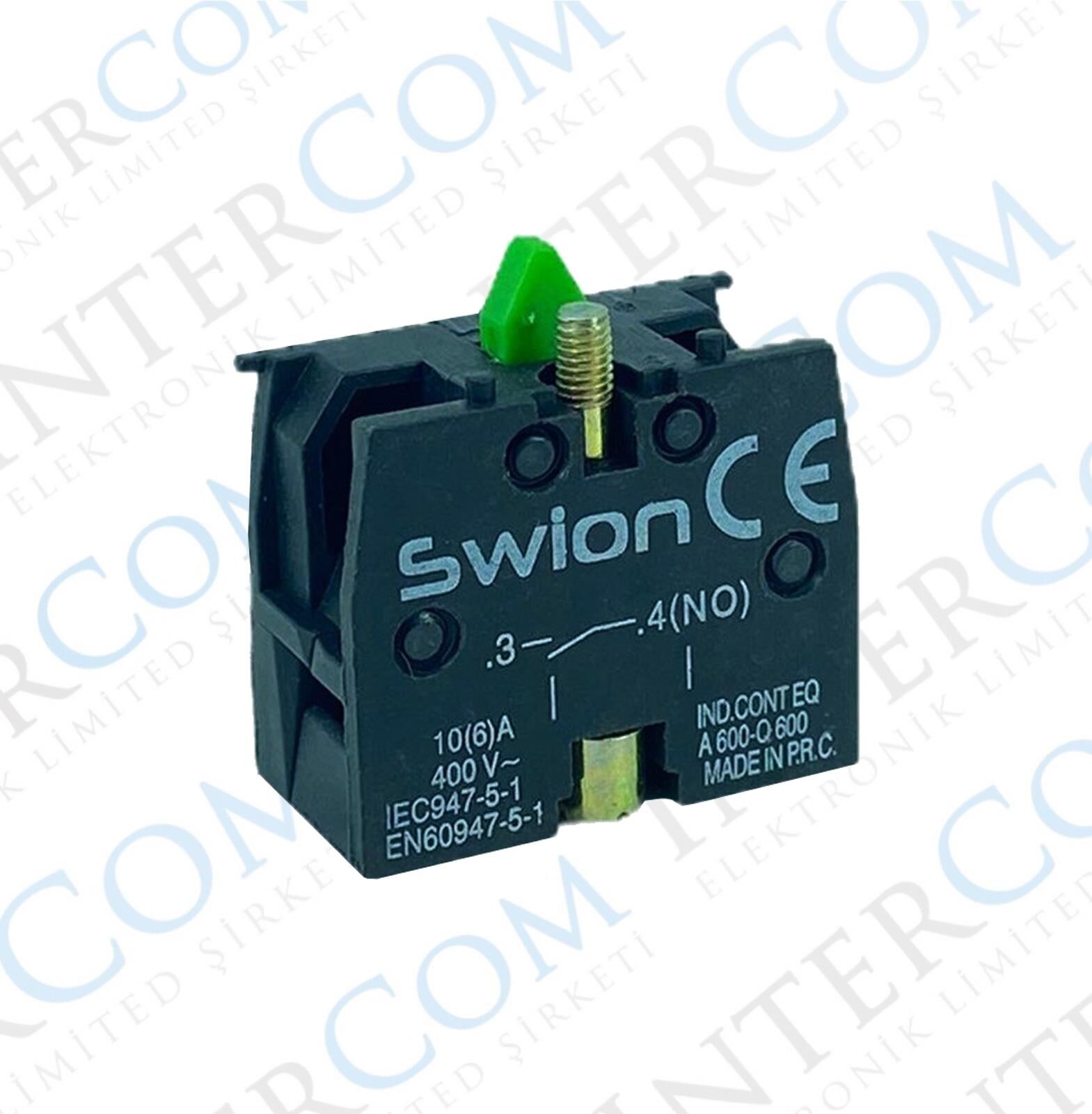 Lay5-be101 22mm Kontak Blok (NO) Yeşil