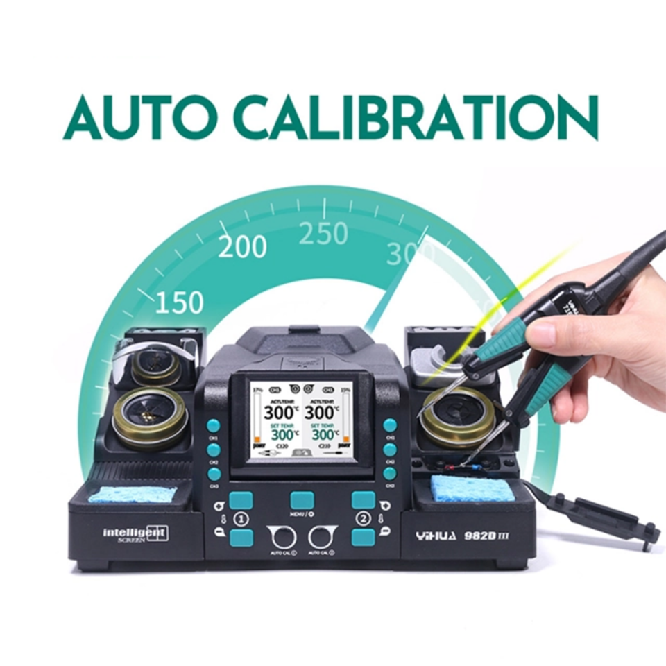 Yihua 982D-III 2'si 1 Arada Hassas Lehimleme İstasyonu