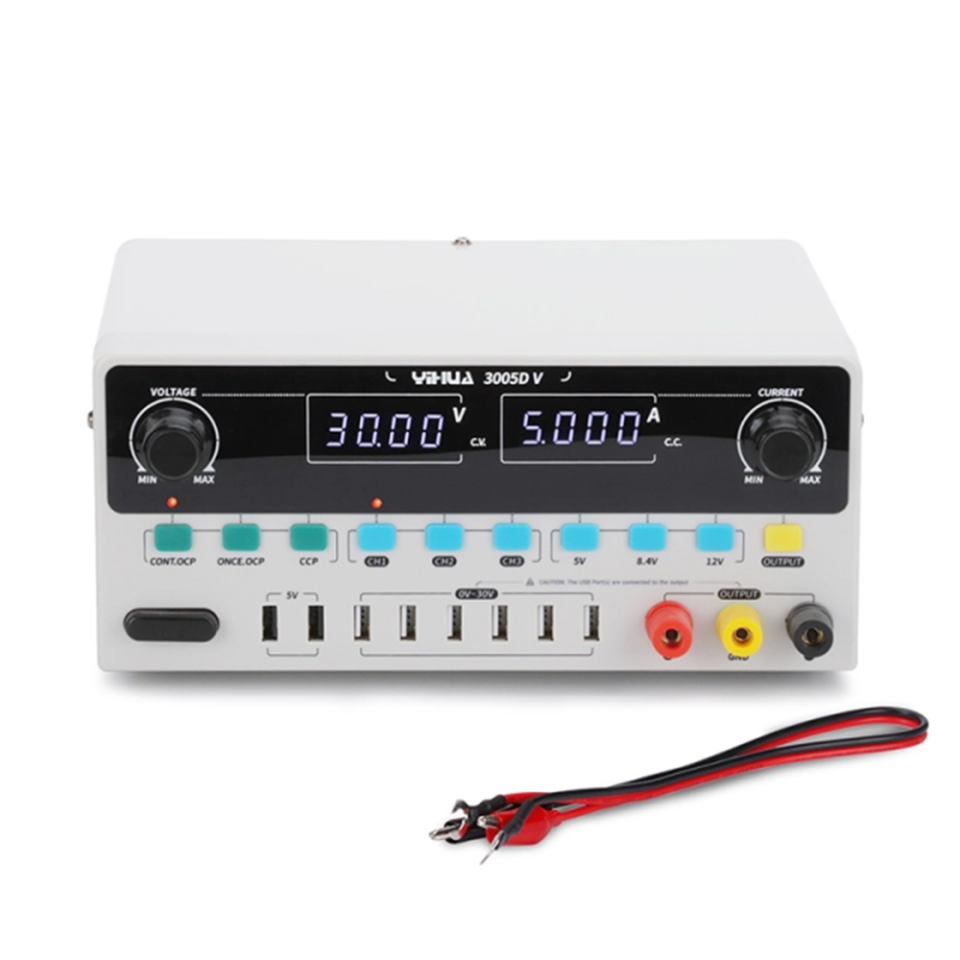 Yihua 3005D-V 30V 5A Dijital Doğrusal DC Güç Kaynağı