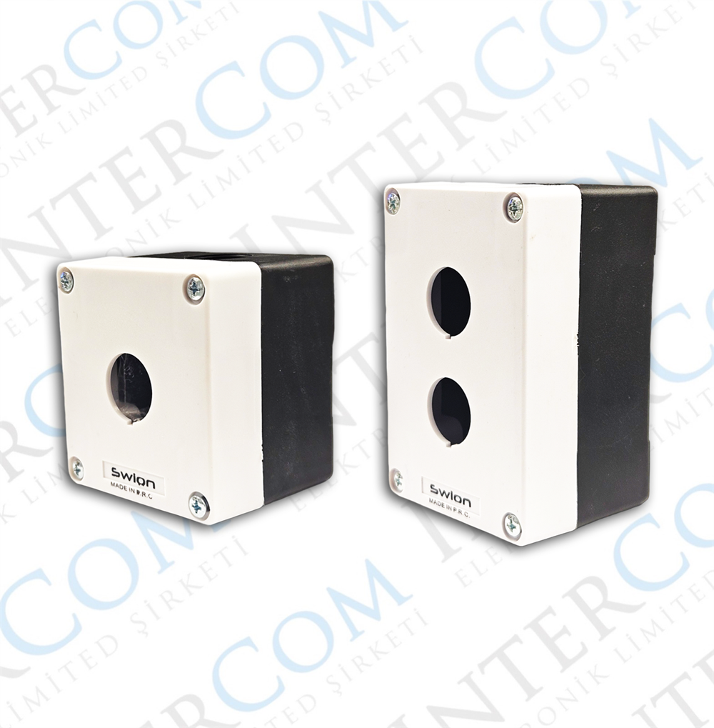 HJ9 22MM BUTON KUTUSU GRİ-SİYAH