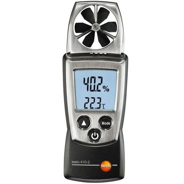 Testo 410-2 Pervane Anemometre | Hız+Sıcaklık+Nem