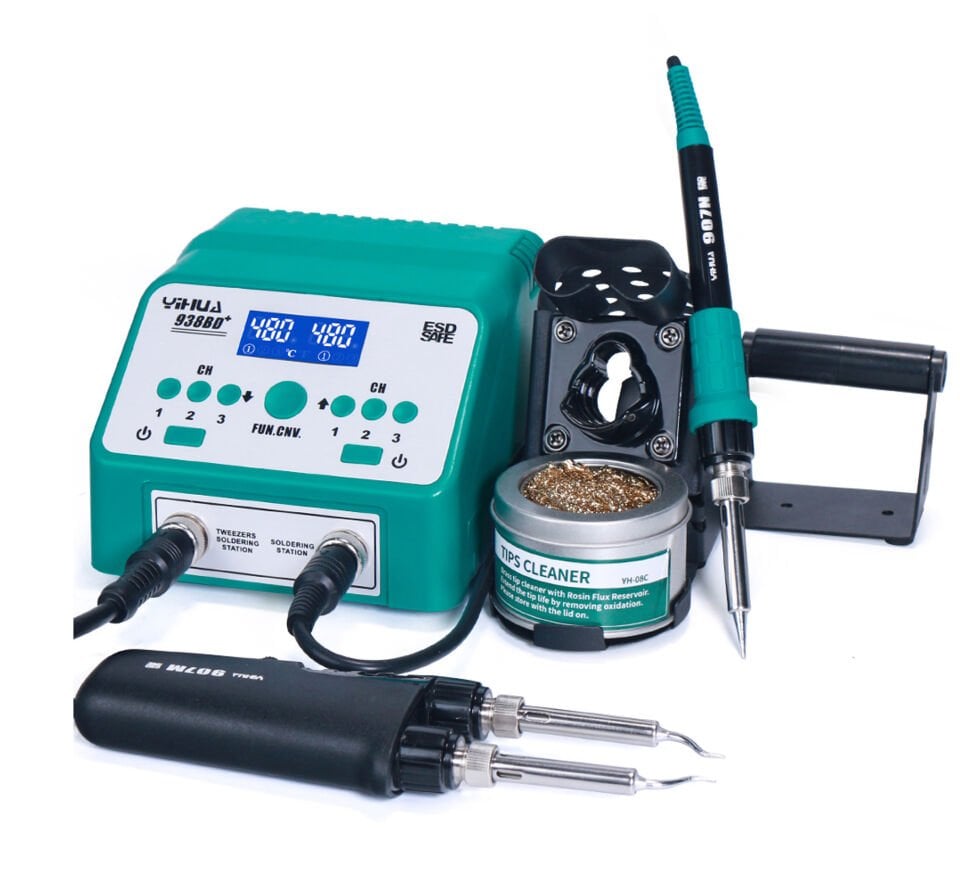 Yihua 938BD+ SMD Cımbız Lehimleme İstasyonu