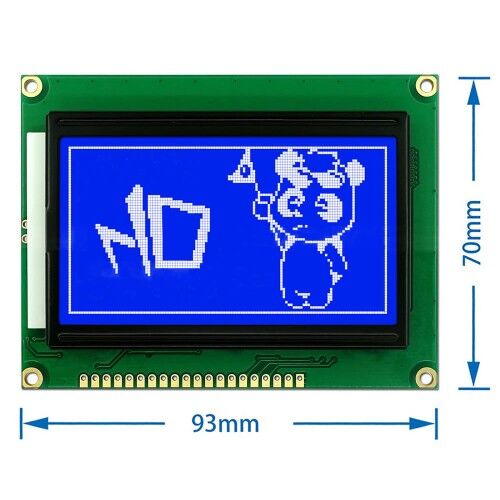 12864B V2.0 Mavi Grafik Lcd Modül