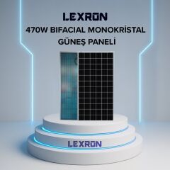 470W Bıfacıal Monokristal Güneş Paneli