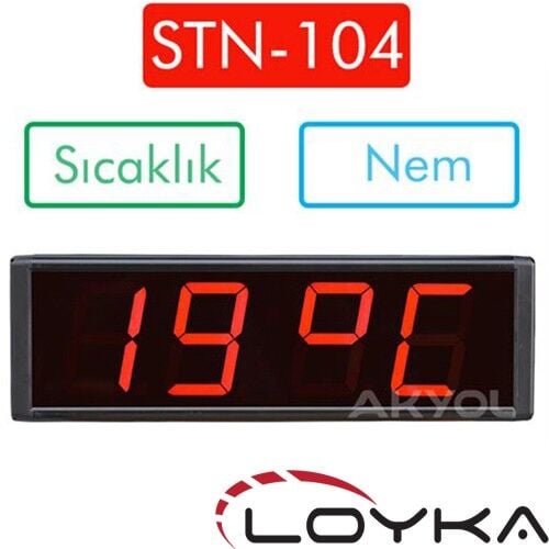 Loyka STN-104 Sıcaklık+Nem+Saat