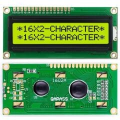 1602A 16x2 Karakter LCD Yeşil
