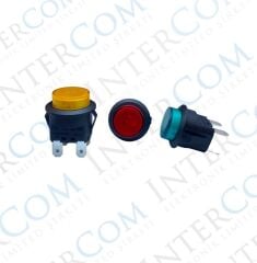 IC-180N 22MM PLASTİK BUTON 12V 4P