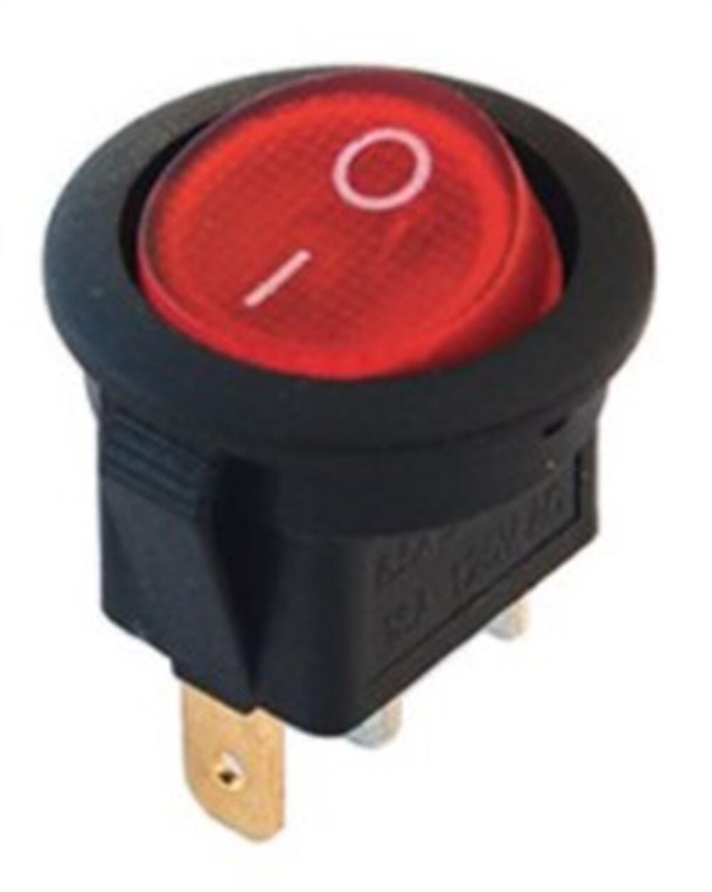 IC-131-0 YUVARLAK ANH.IŞIKLI 220V KIRMIZI